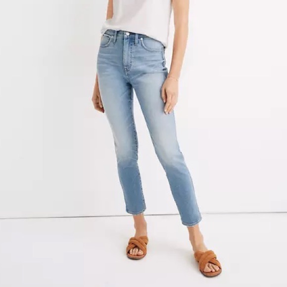 Madewell 10 In High Rise Skinny Crop, Size 25